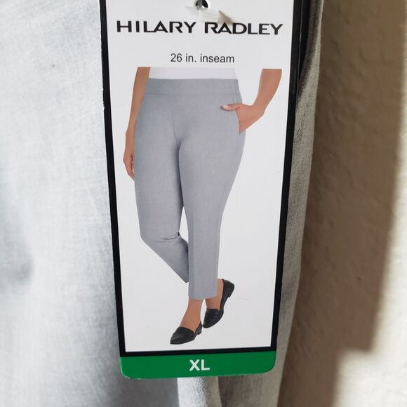 Hilary Radley Mid-Slim Rise Ankle Pull Up Pants - Picture 2 of 4
